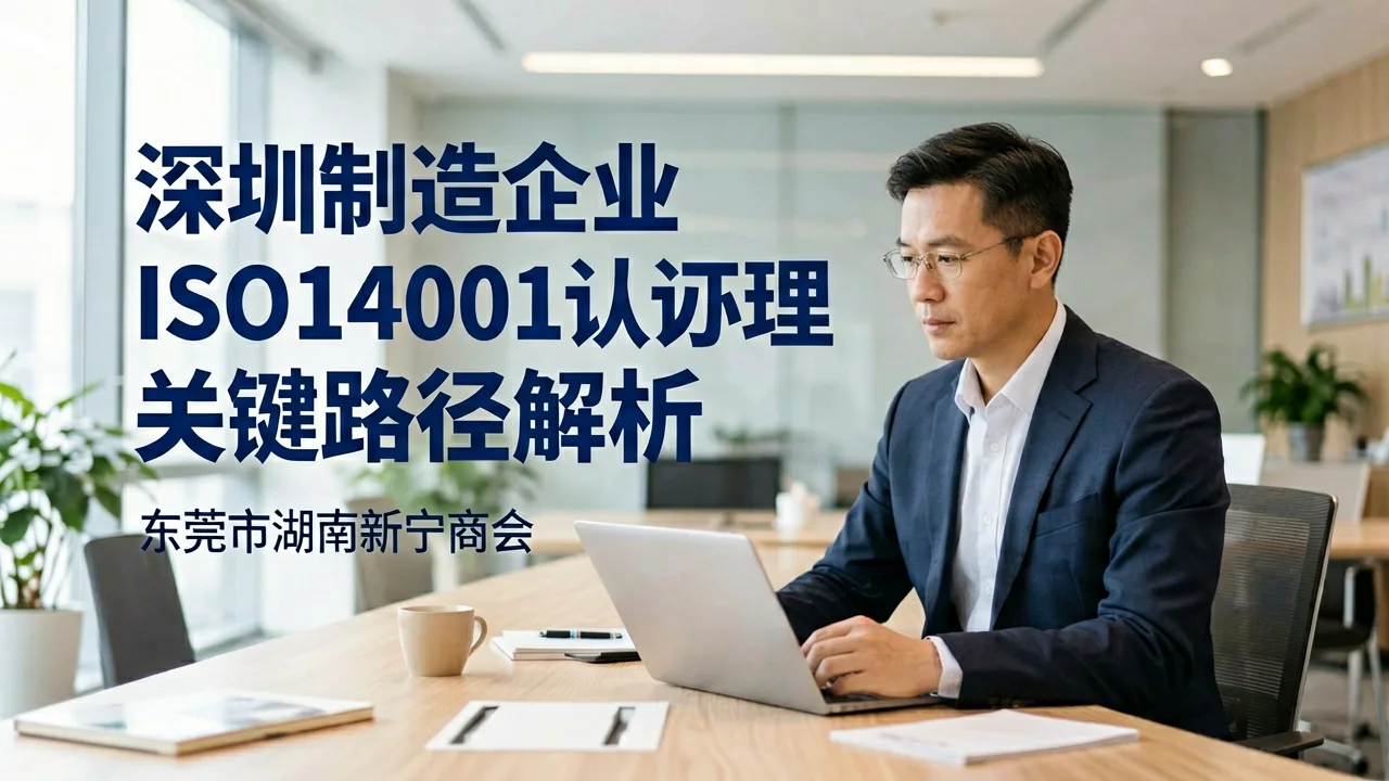 深圳制造企业ISO14001认证办理关键路径解析